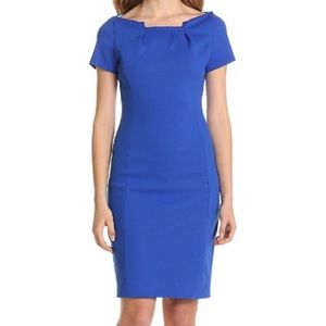 T Tahari Rumer Cobalt Ponte Dress